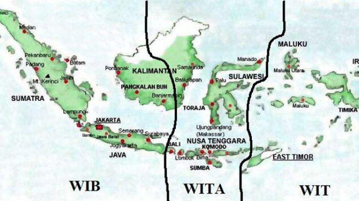 pembagian waktu di Indonesia